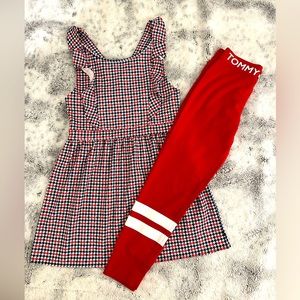 Tommy Hilfiger outfit, sets dress and legging for Girls.